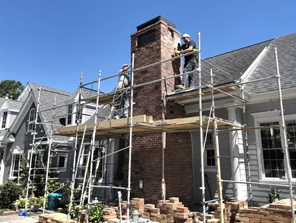 Chimney Rebuilding in Wayland