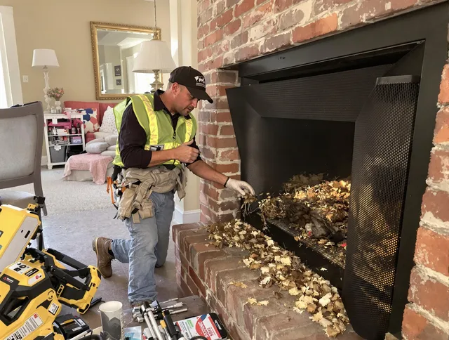 Safe screening installation by Wayland Chimney Sweep in Wayland, MA