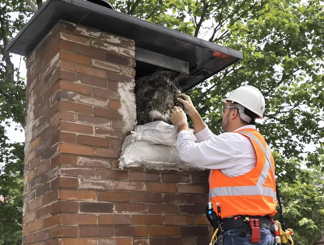 Humane removal of debris and animals by Wayland Chimney Sweep in Wayland, MA