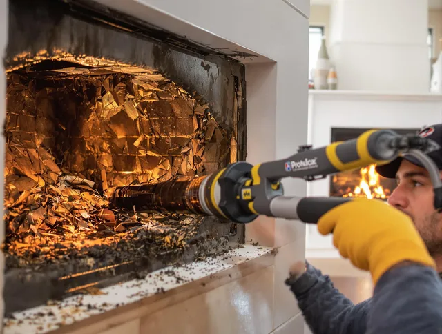 Professional chimney cleaning by Wayland Chimney Sweep in Wayland, MA