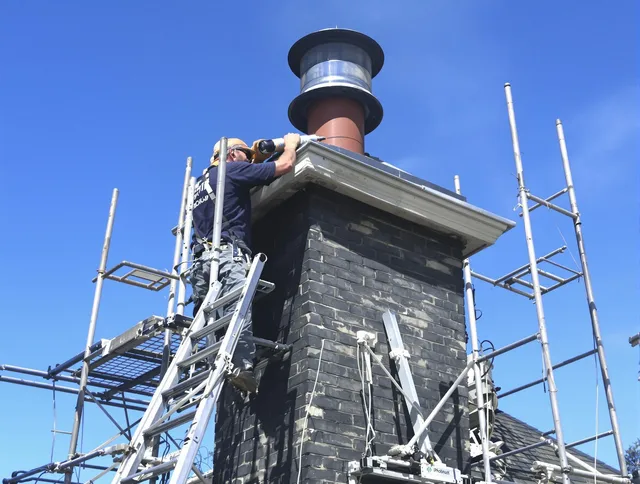 Sturdy chimney crown finished by Wayland Chimney Sweep in Wayland, MA
