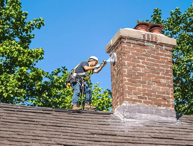 Wayland Chimney Sweep performing an inspection with advanced tools in Wayland, MA