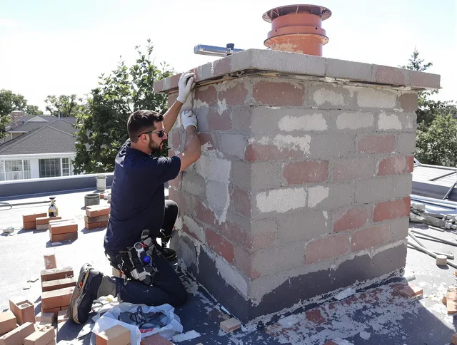 Advanced chimney repair process by Wayland Chimney Sweep in Wayland, MA