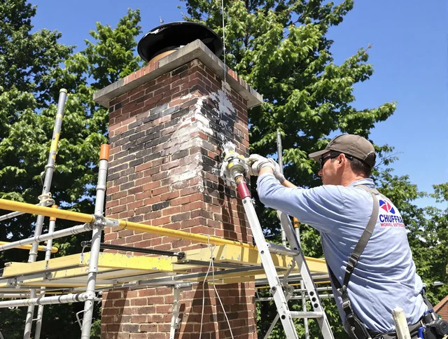 Structural chimney repair by Wayland Chimney Sweep in Wayland, MA