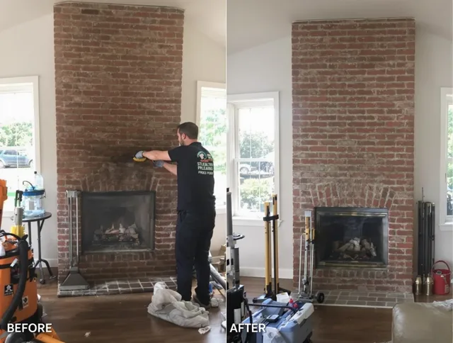 Finished chimney sweeping service by Wayland Chimney Sweep in Wayland, MA
