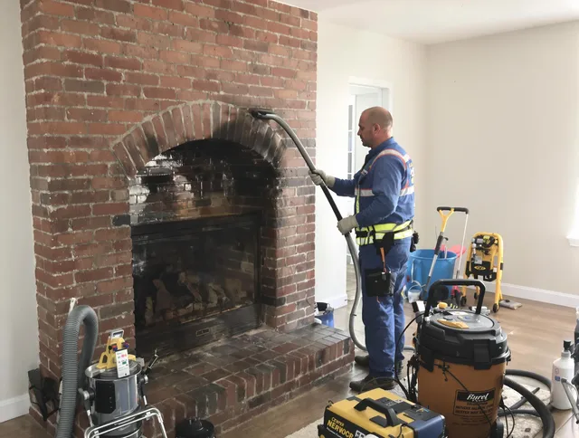 Wayland Chimney Sweep expert performing detailed chimney sweep in Wayland, MA