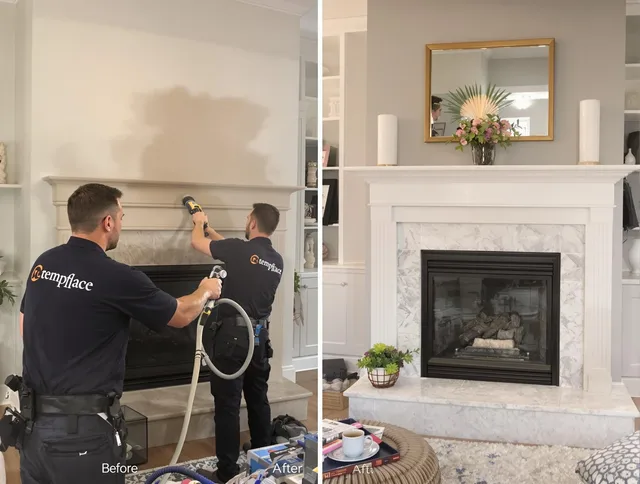 Professional soot removal by Wayland Chimney Sweep team in Wayland, MA